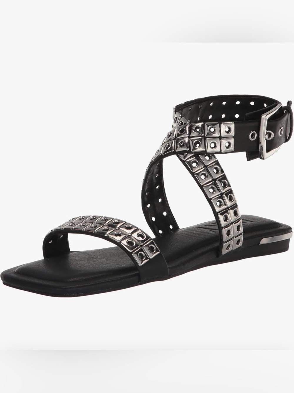 DKNY Arina Slingback Sandal studs black silver